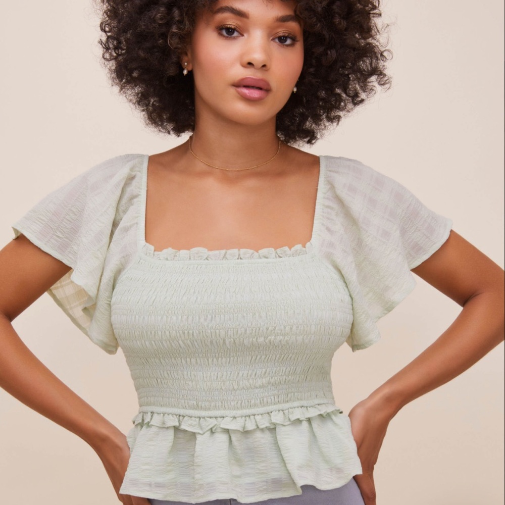ASTR | Size S Green Top